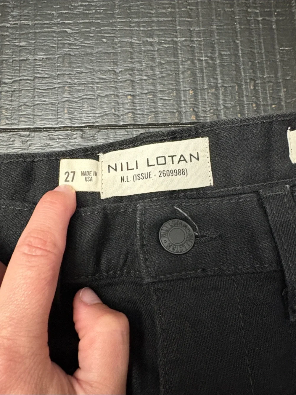 Nili Lotan Black Shon Jeans - Picture 3 of 13
